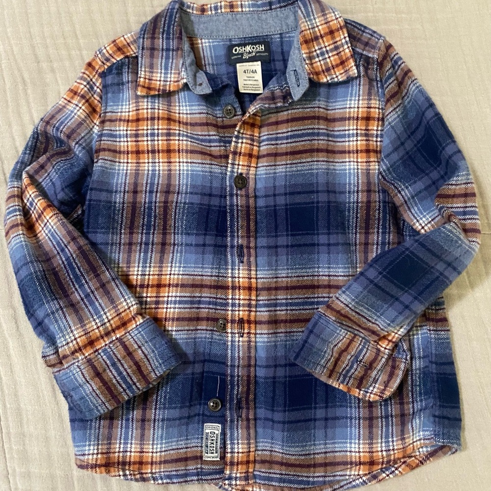 Kids Flannel button up